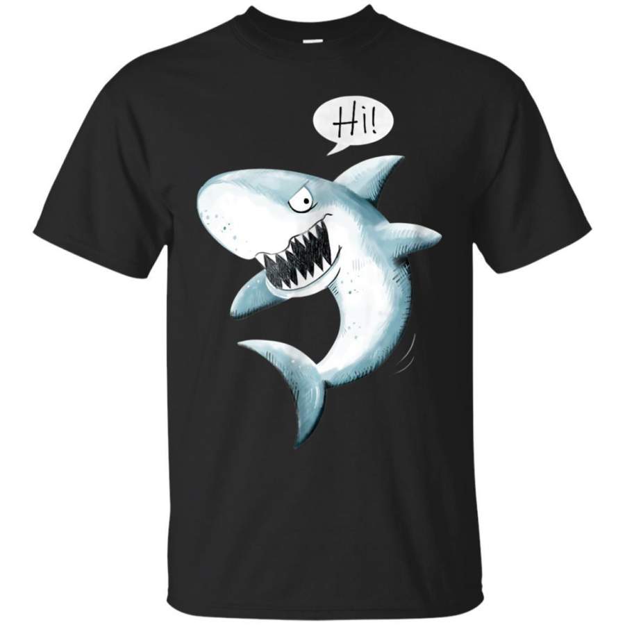 AGR Hi Shark Shirt I Cool Animal Fun Shirts I Boy Men Daddy Gift Jaq T-shirt