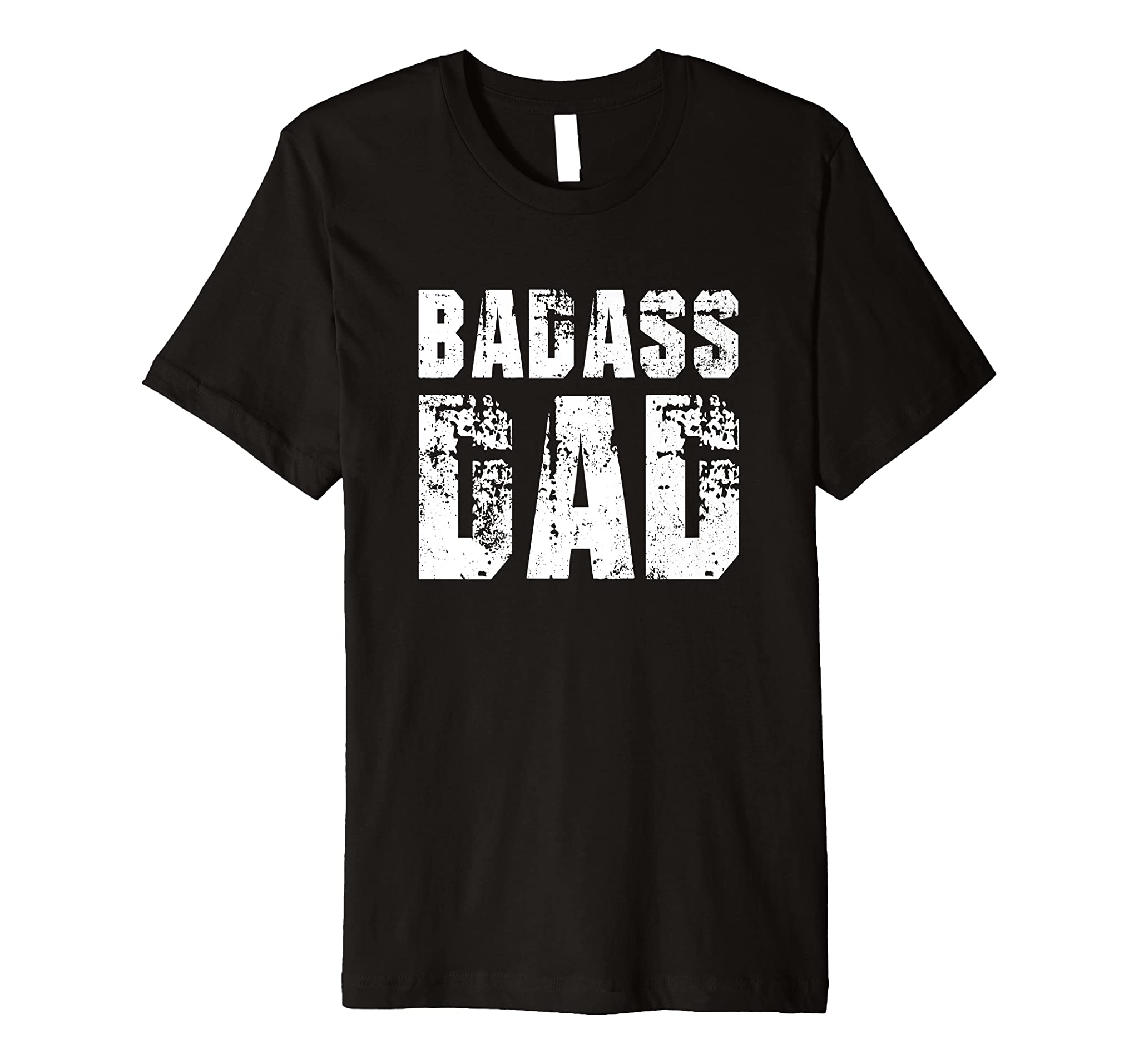 Badass Dad Awesome Parenting Father Kids Gift For Dad Premium T-Shirt