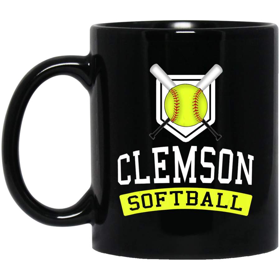 Vintage Clemson Softball Coffee Mug