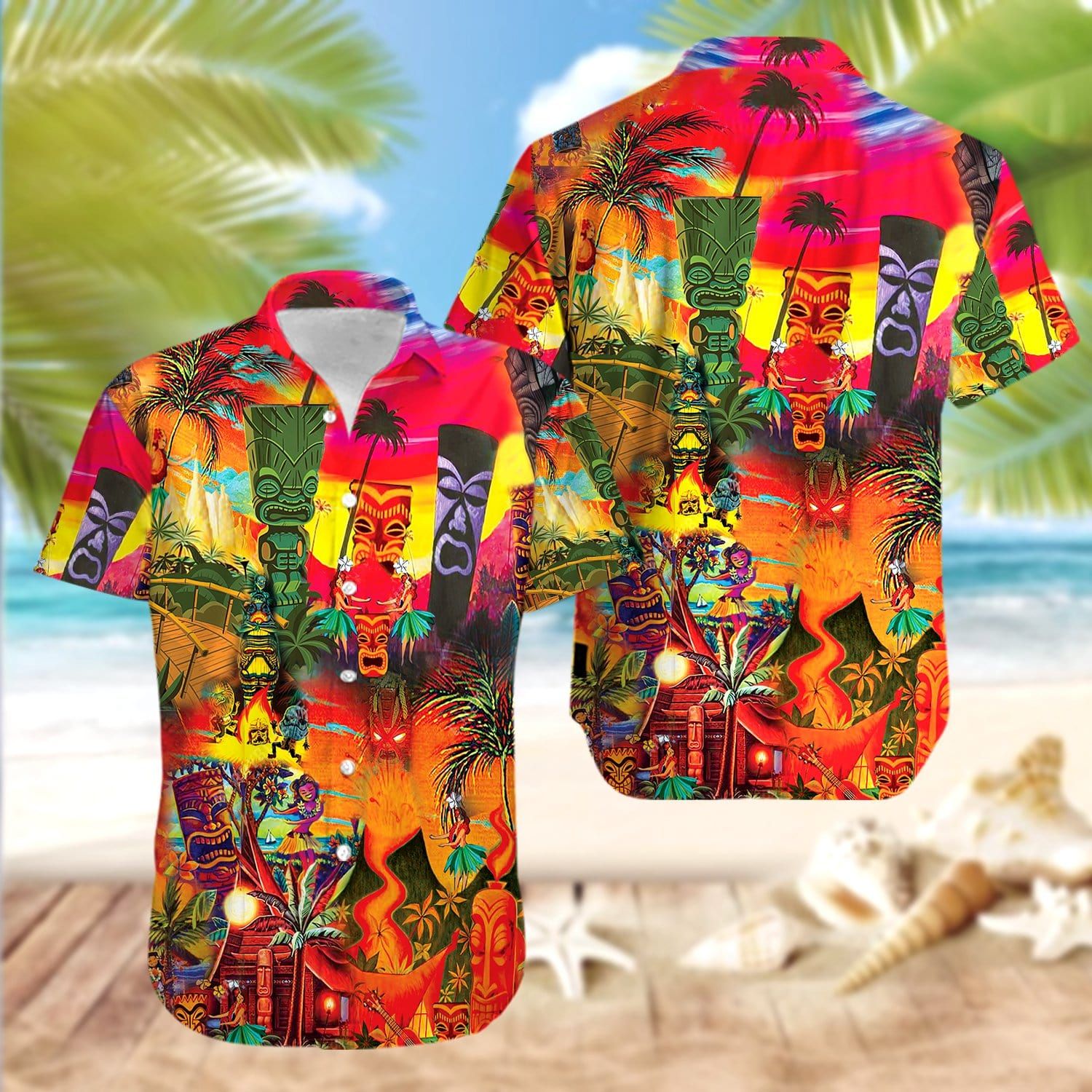 Felacia Hawaiian Always Keeps Your Heart Tiki Ha89949