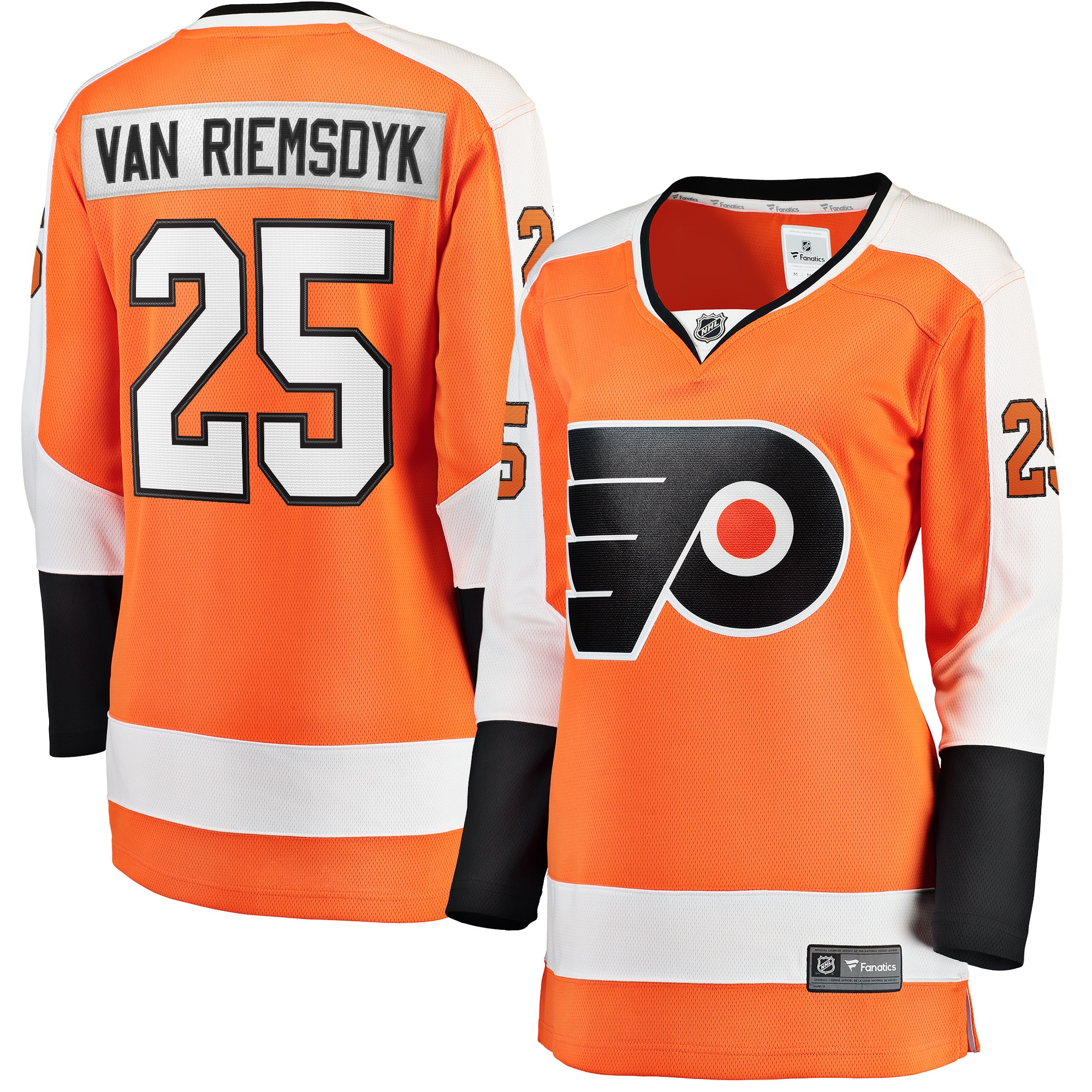 James van Riemsdyk Philadelphia Flyers Branded Women's Home Breakaway Player Jersey – Orange