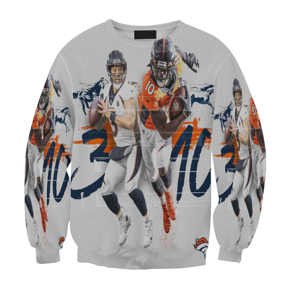 Denver Broncos Russell Wilson X Jerry Jeudy V54 Gift For Fan 3D Full Printing Sweatshirt