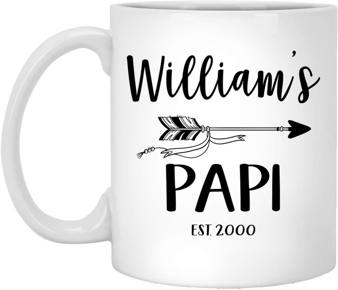 New Papi Mug – Personalized Papi Mug – Baby Reveal Mug – First Time Papi Gift – Father’S Day Gift 15Oz