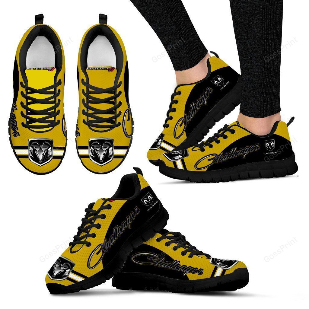 Dodge Challenger Sneakers For Men & Women Ver 3 (Yellow)