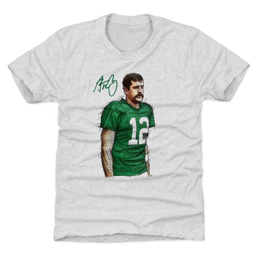 aaron rodgers mustache t shirt