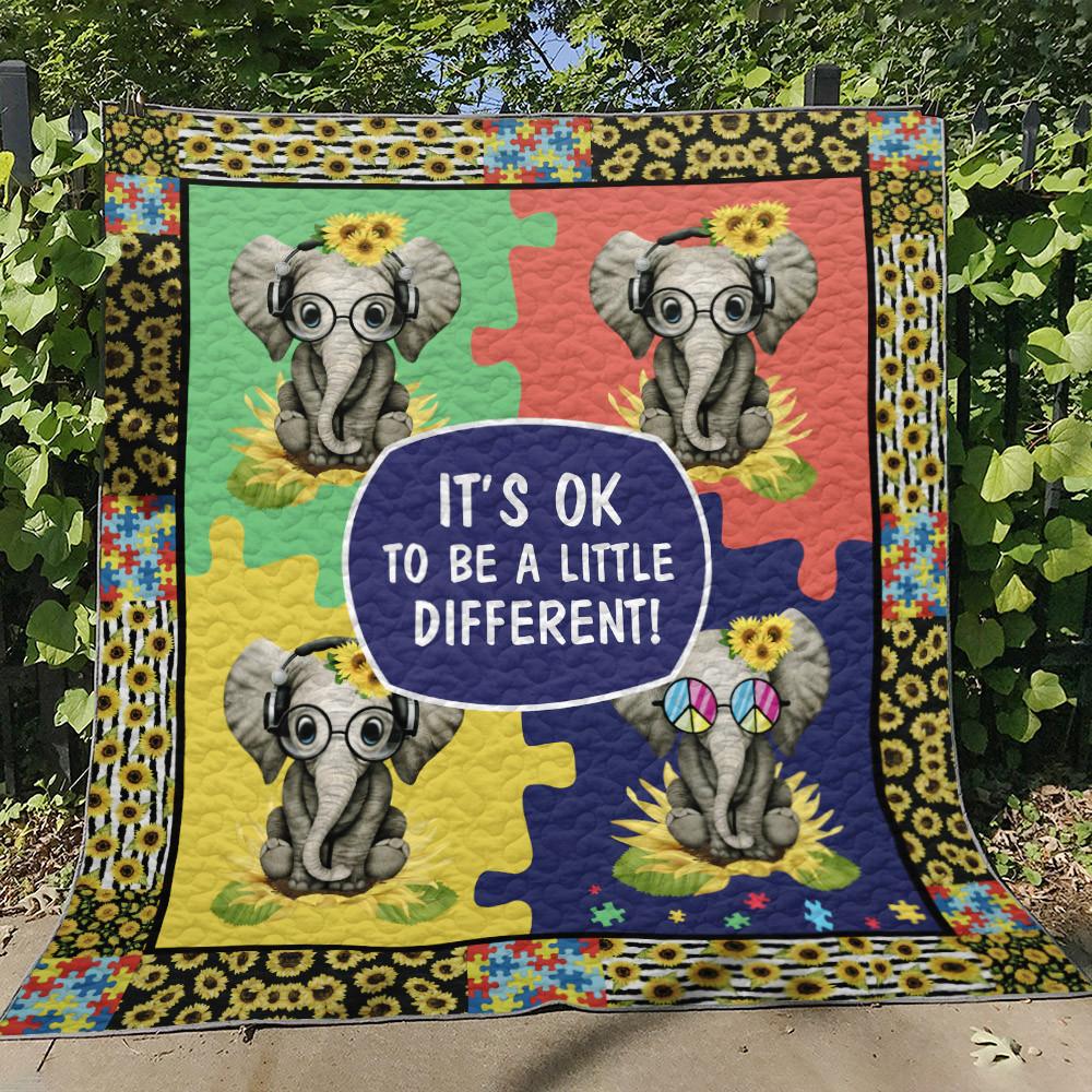 ‘It’s OK to be different’ Elephant Blanket