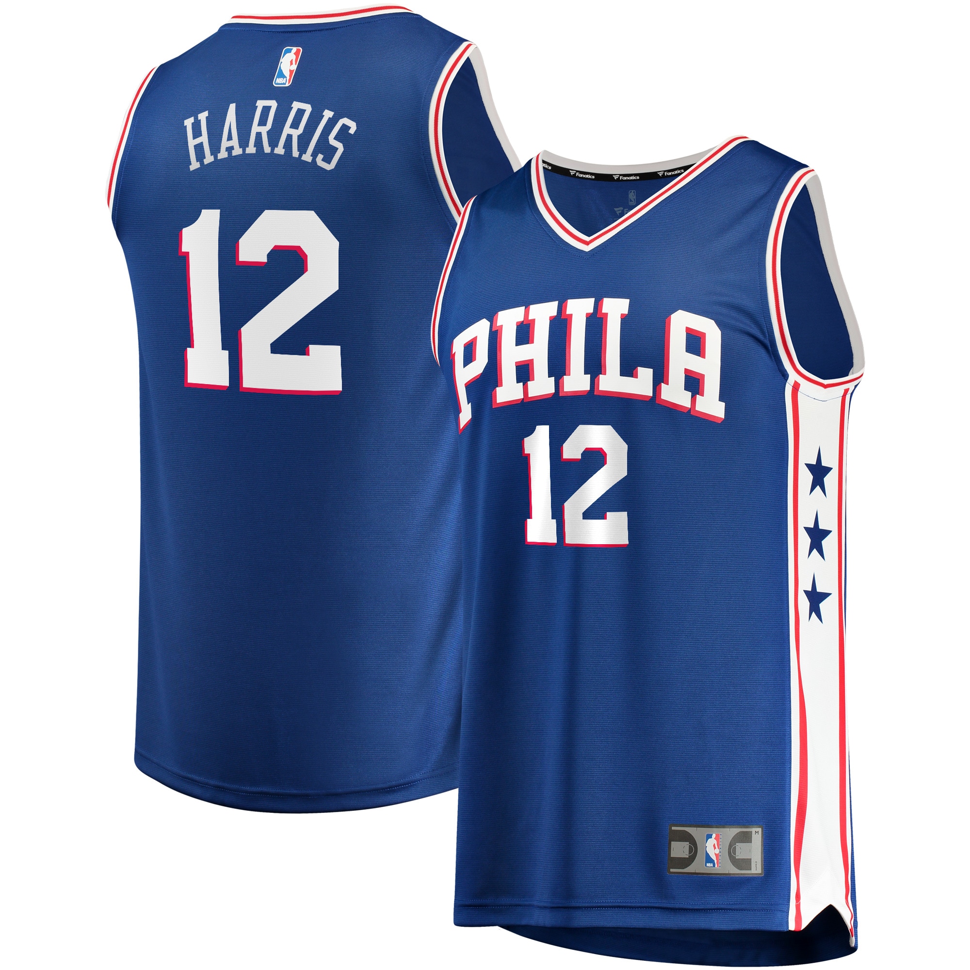 Tobias Harris Philadelphia 76ers Branded Fast Break Replica Player Team Jersey – Icon Edition – Royal