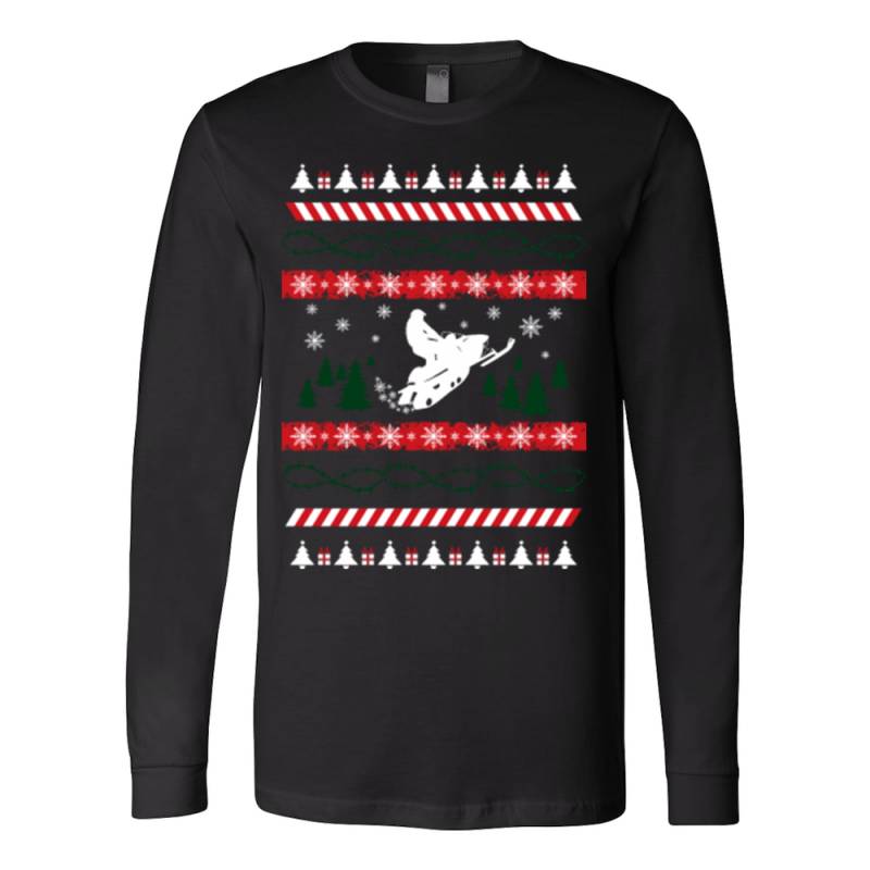 Ugly christmas snowmobile sweater