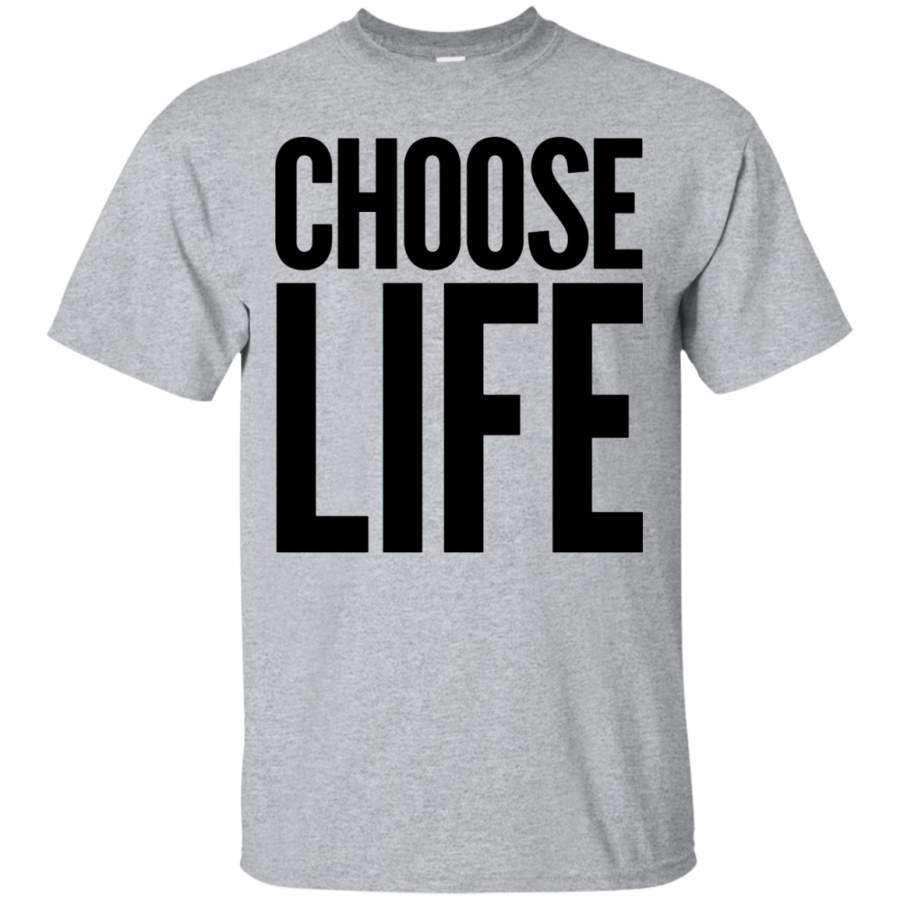 AGR Choose Life Wham Vintage Retro 80s Funny T-Shirt