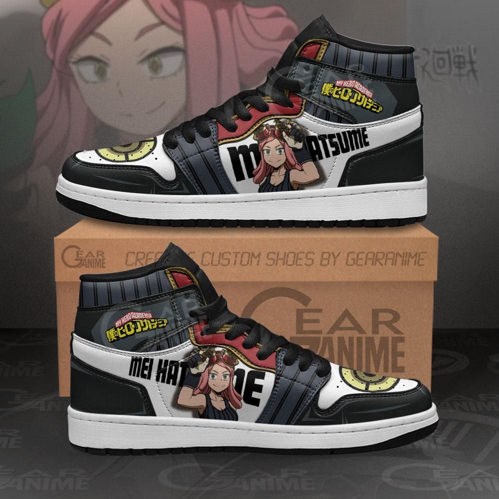 Bnha Mei Hatsume My Hero Academia Anime Air Jordan Shoes Sport Sneakers
