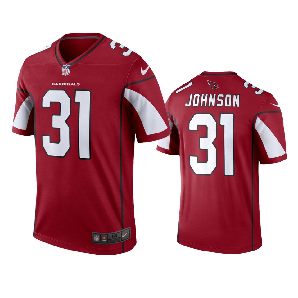 Arizona Cardinals #31 David Johnson Cardinal Legend Jersey – Men