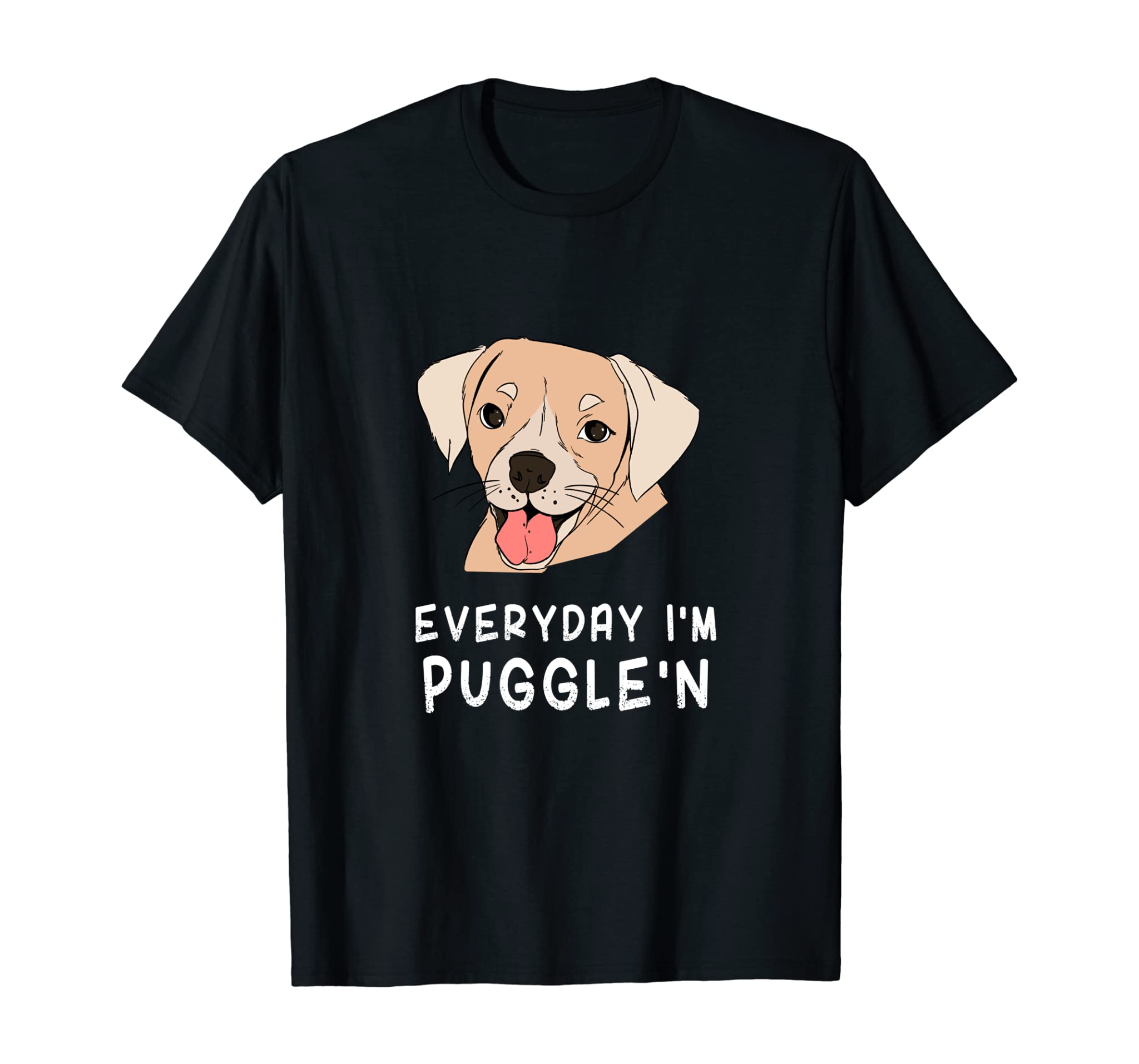 Funny Puggle Dog Everyday I’m Puggle’n Pug Mixed T Shirt