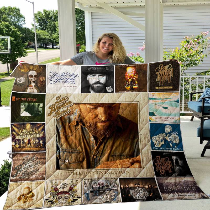 Zac Brown Band Quilt Blanket 0752