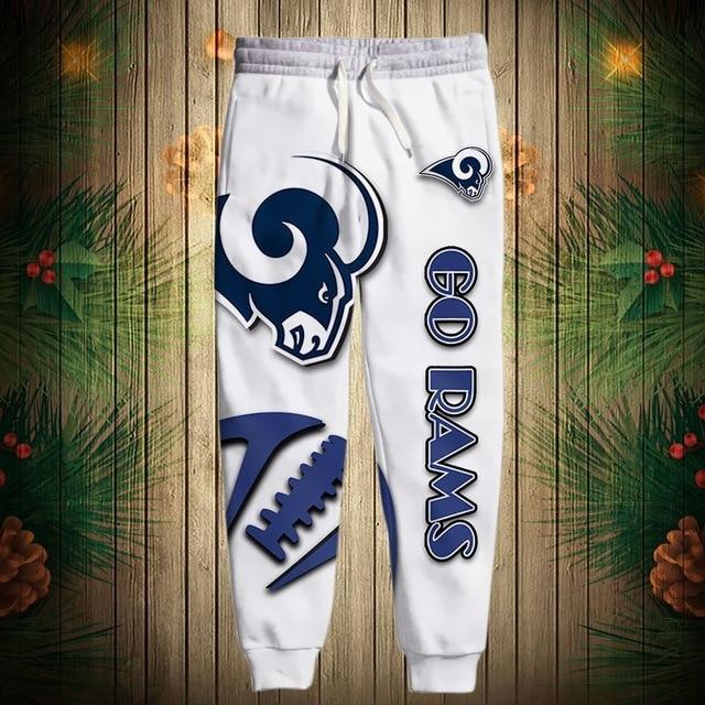 Los Angeles Rams Zigzag Casual 3D Sweatpants