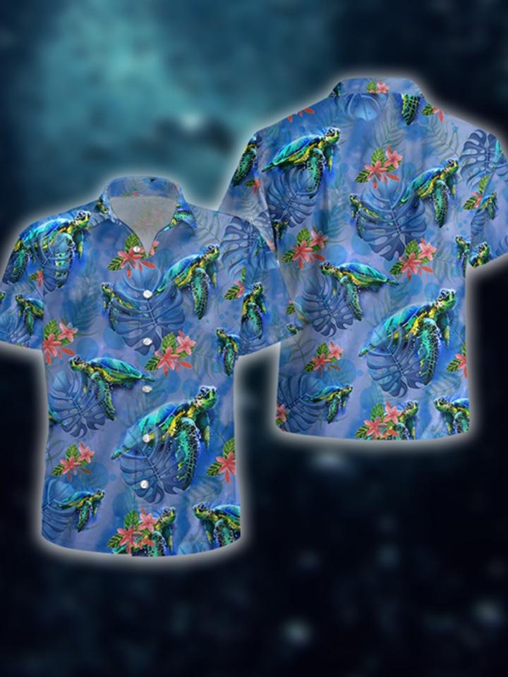 Green Turtle Hawaii Shirt Unisex Adult Ha975