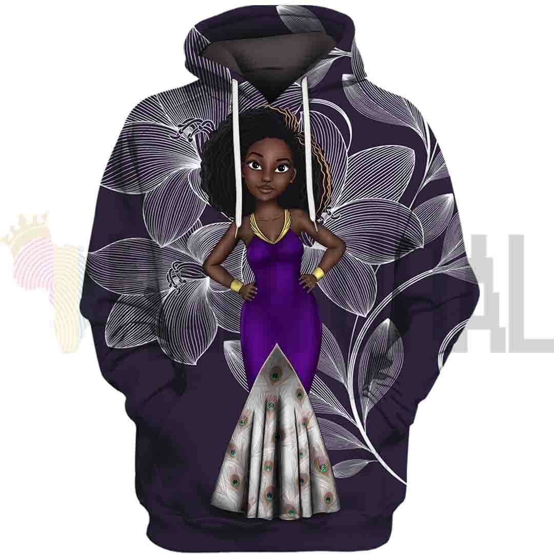 Women African American Beautiful All Over Apparel