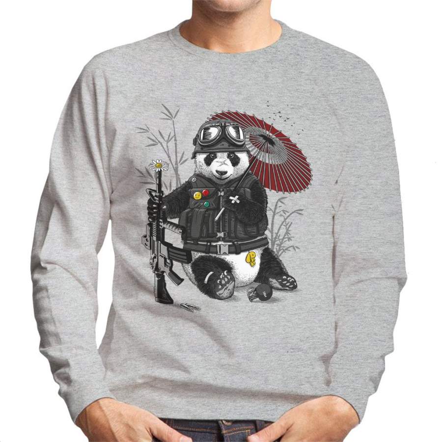 Panda Militar Men’s Sweatshirt