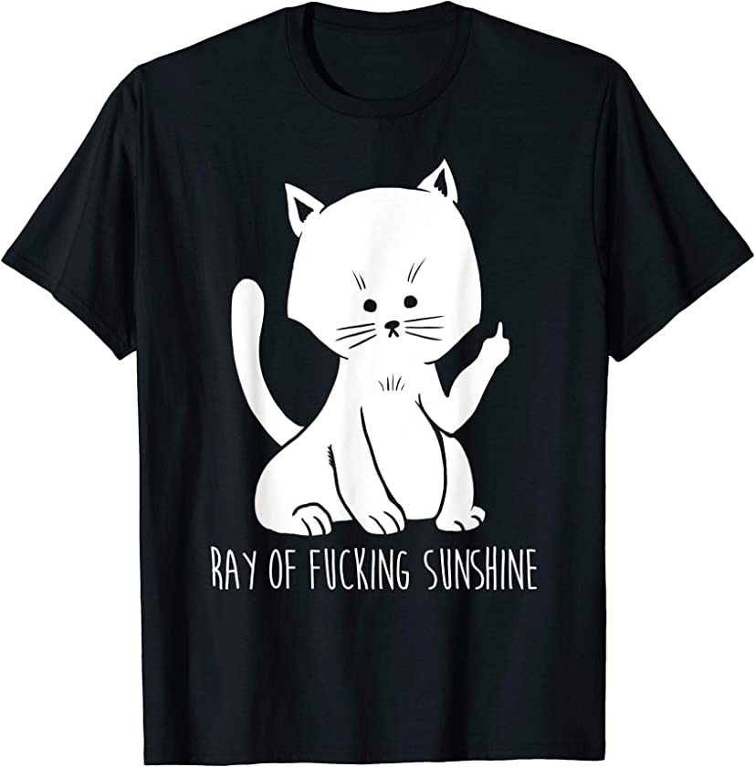 Shirt Ray Fucking Sunshine Flipping Off Animal T-Shirt