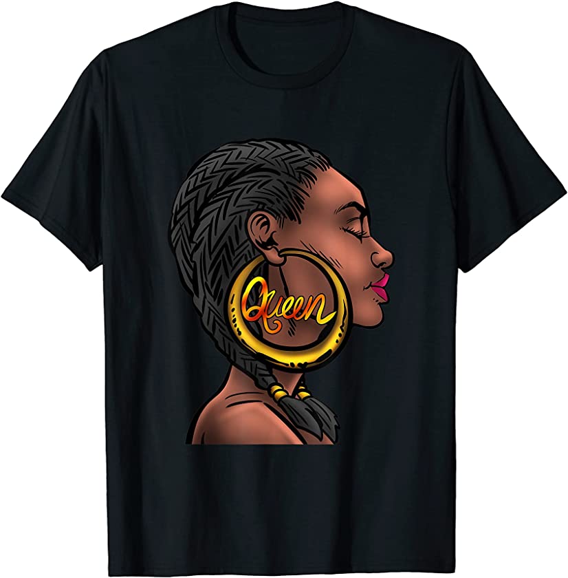 Strong Black Queen Phenomenal Woman Melanin Afro American T-Shirt