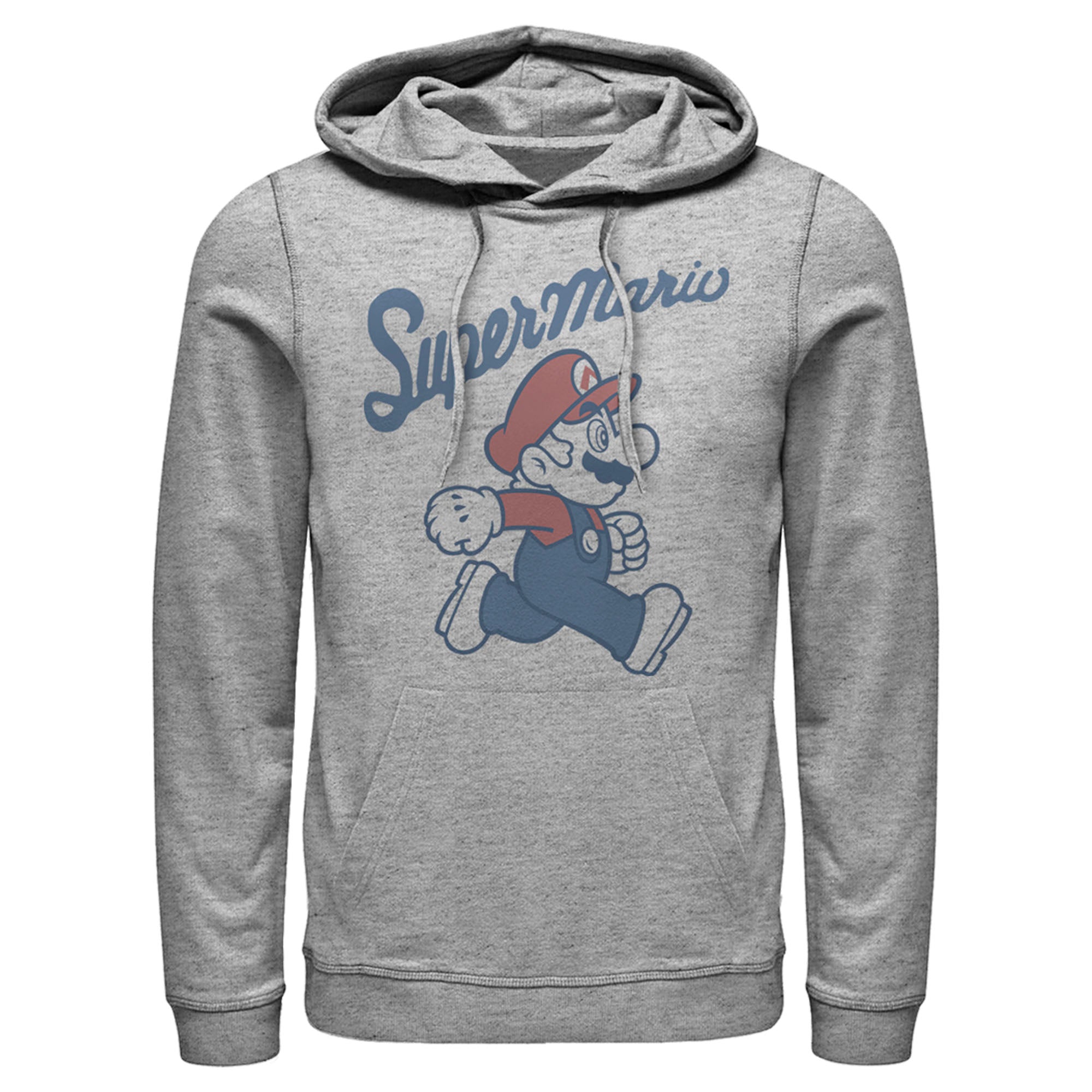 Men’S Nintendo Super Mario Side Profile Pull Over Hoodie