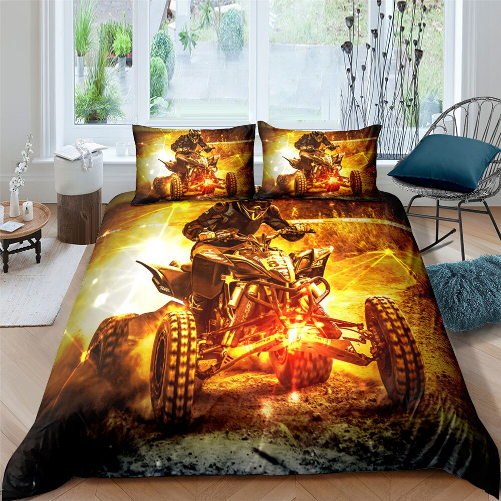 3D Quadbike Bedding Set