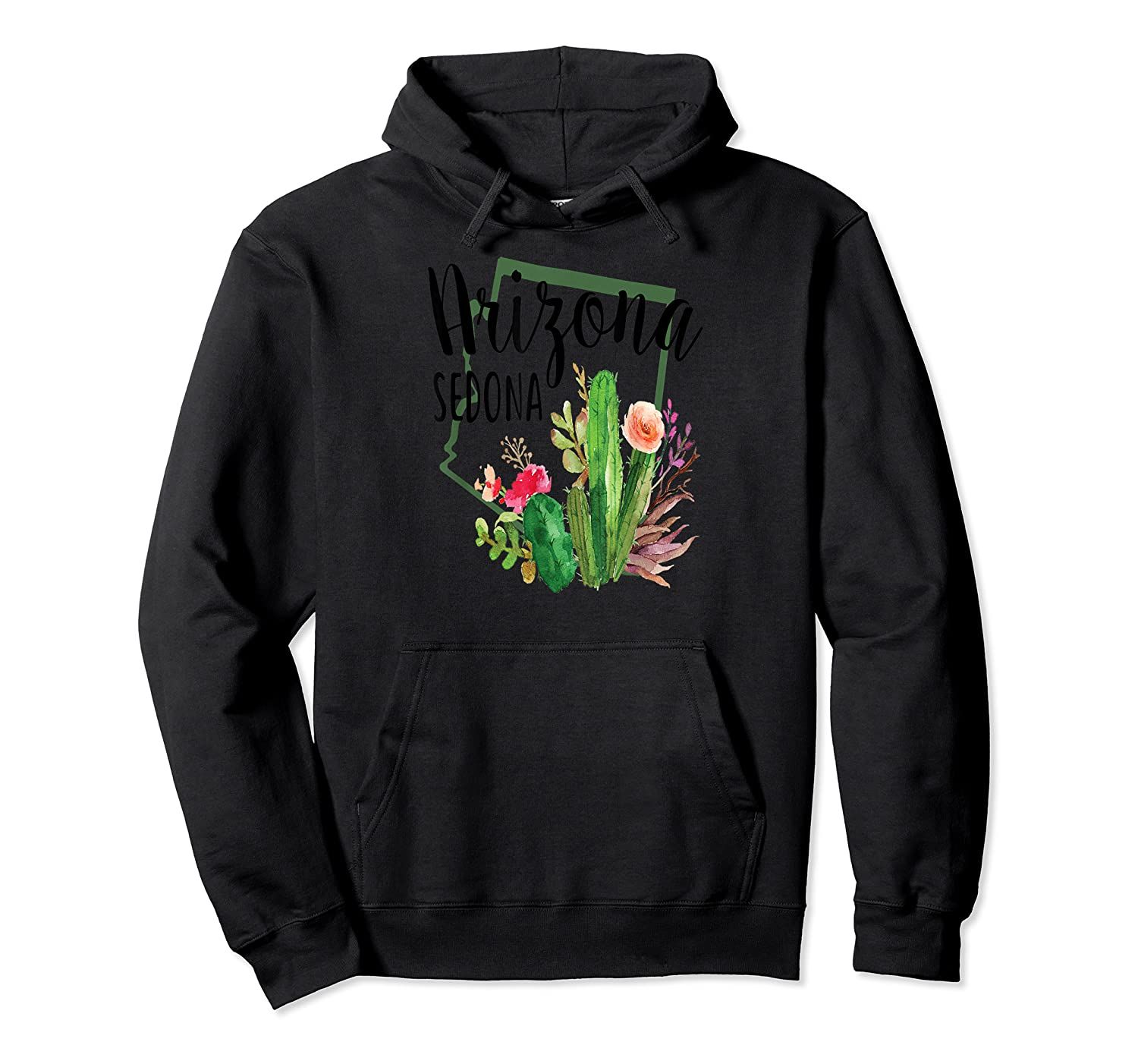 Cute Love Sedona Arizona Blooming Cactus Flowers Gift Pullover Hoodie, T-Shirt, Sweatshirt