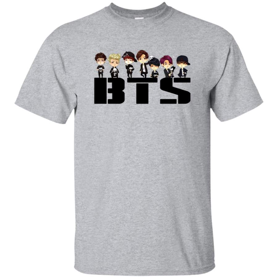 AGR BTS Bangtan Boys BTS CARTOON Youth T-Shirt