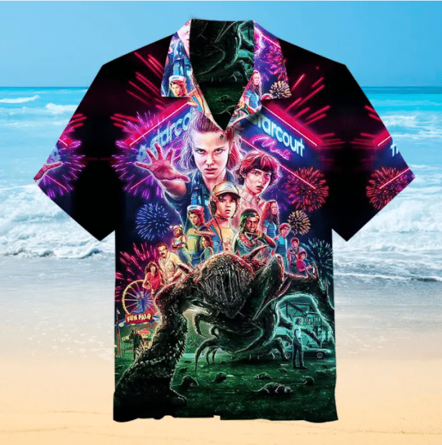 Stranger Things Super Ability Girl For Man And Woman Print Short Sleeve Hawaii Shirt Ha106196