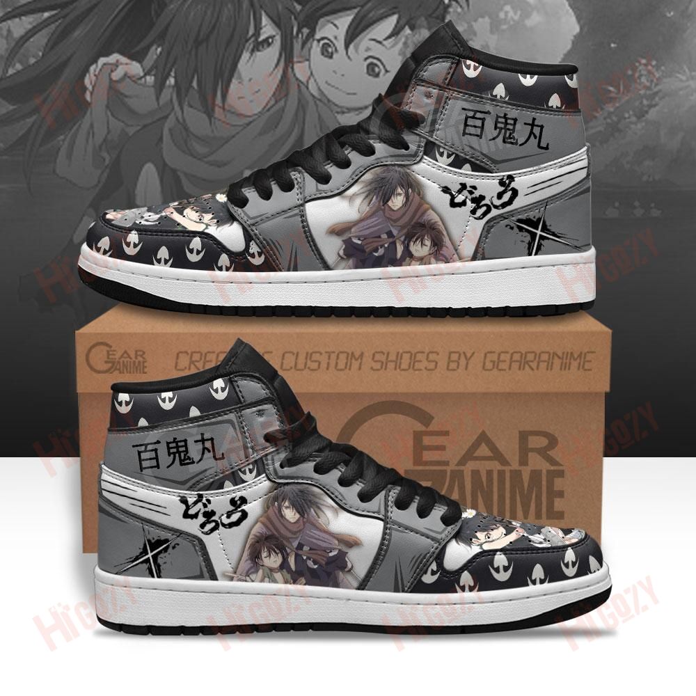 Dororo Hyakkimaru Sneakers Custom Anime Shoes Junefashions Shoes