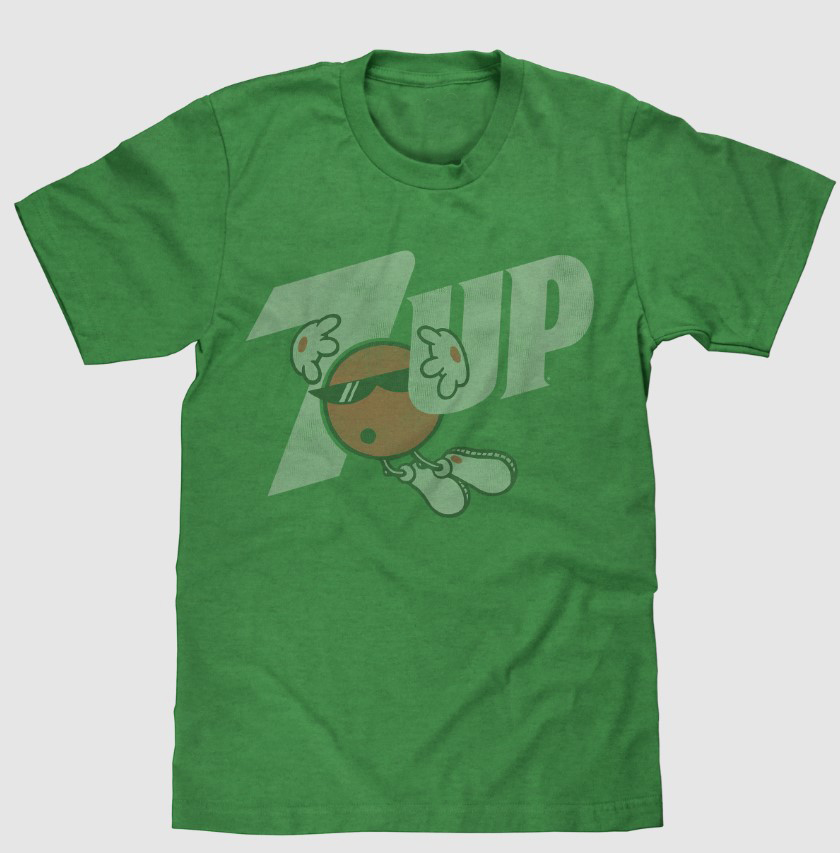 Vintage 7UP Logo Tee Shirt Outfits