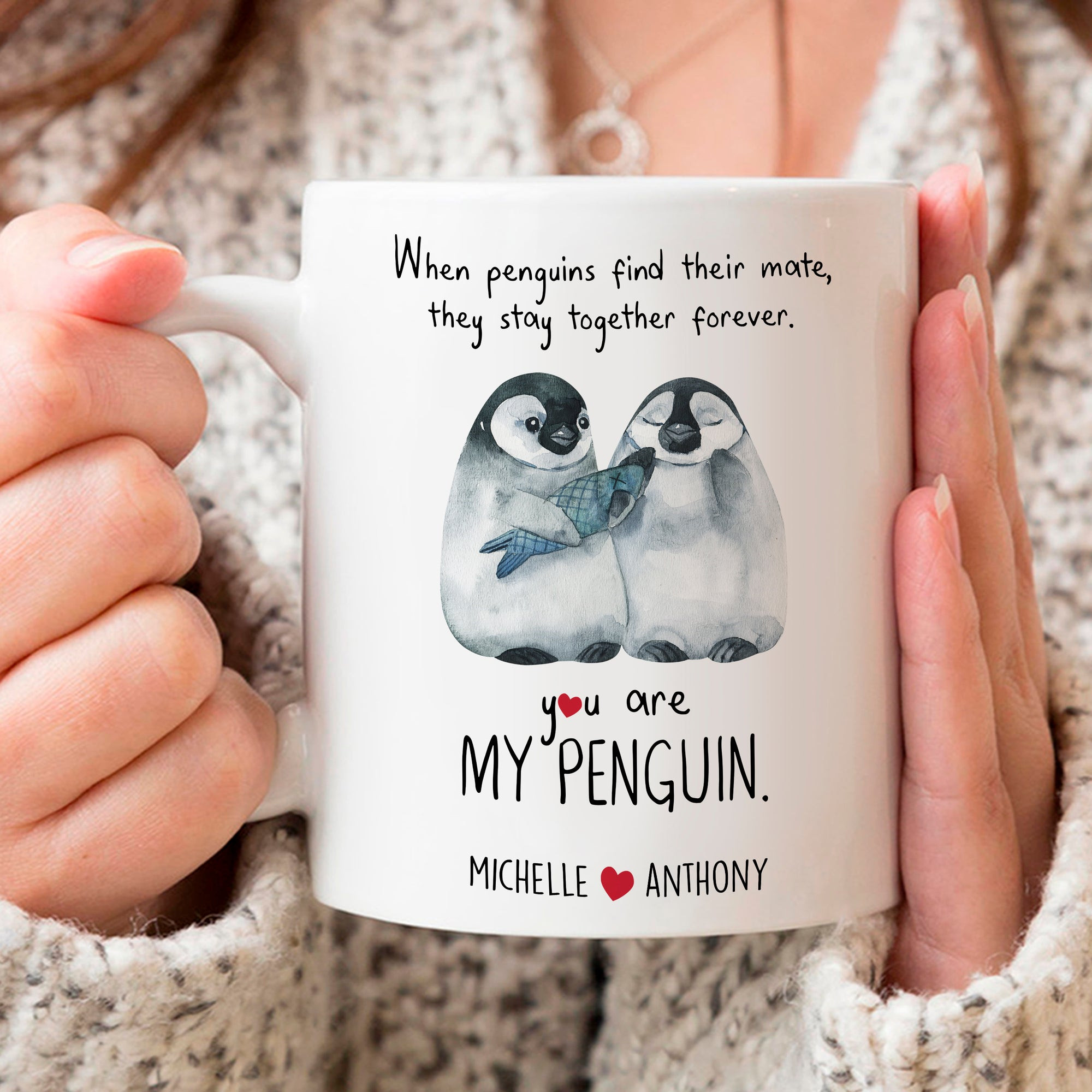 You’Re My Penguin Funny Coffee Mug For Him, Her, Husband, Wife, Boyfriend, Girlfriend Valentines Day Gift