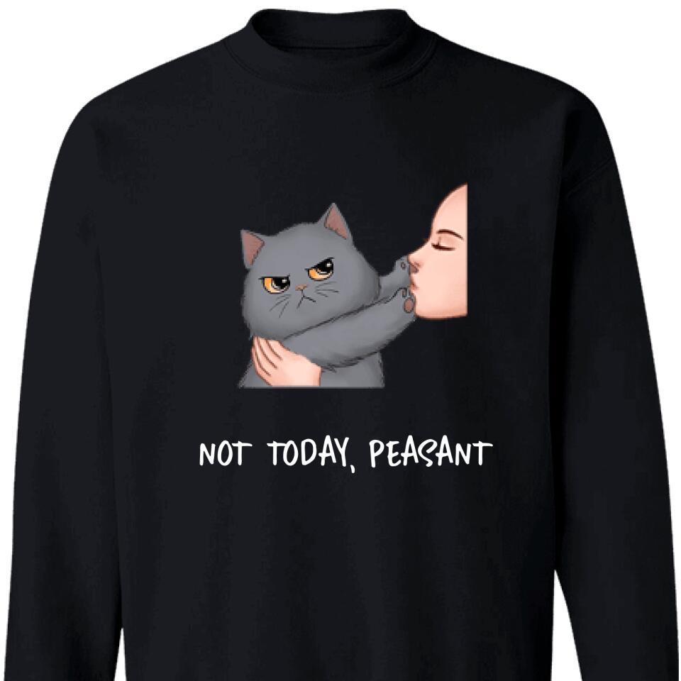 Personalized Not Today Peasant Funny Bengal Cat Unique Sweatshirt – Trending Personalized