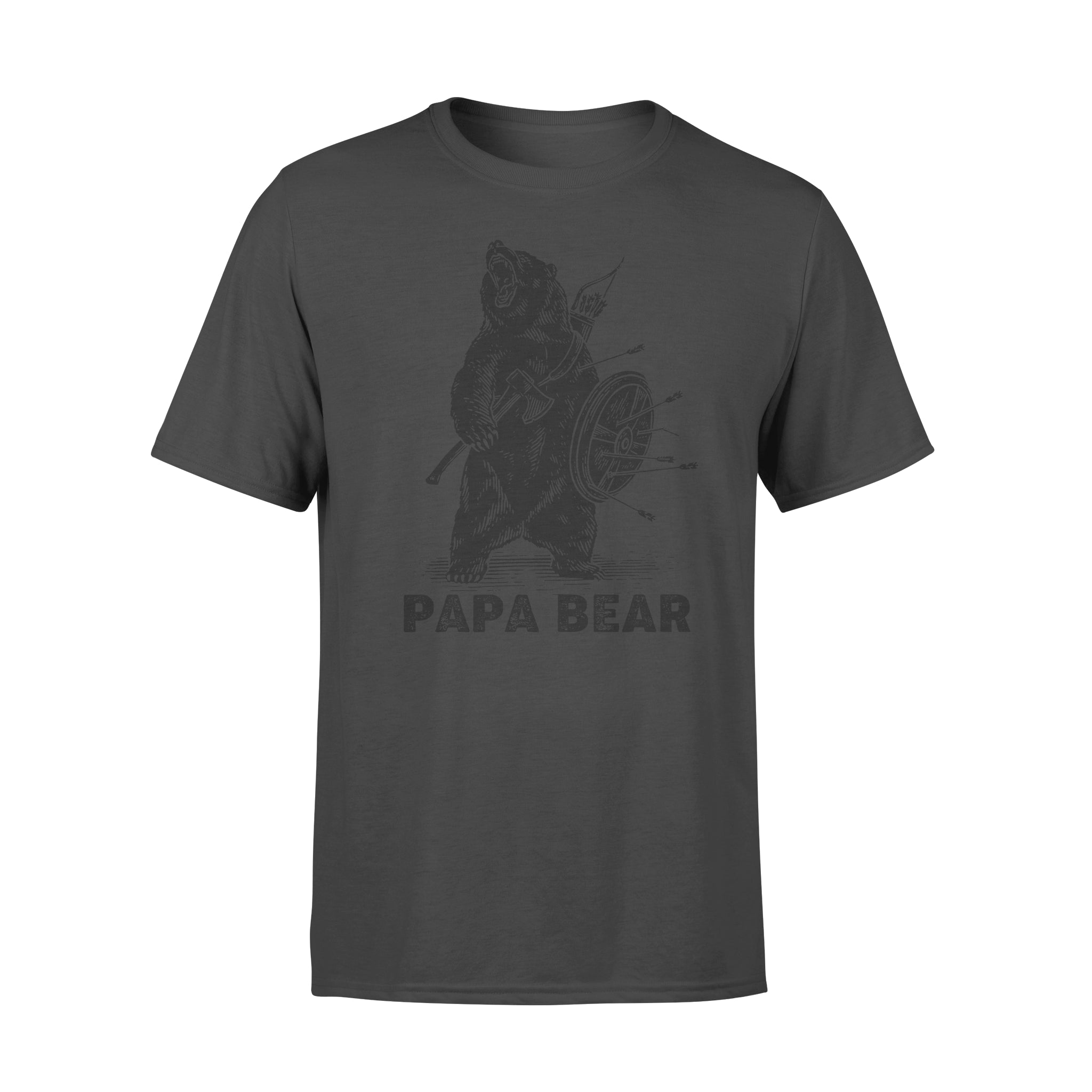 Bear Warrior Papa Bear – Premium T-shirt