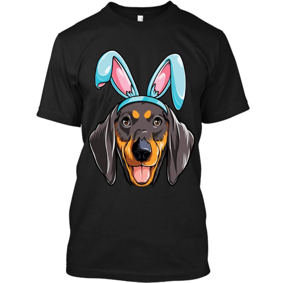 Easter Bunny Dachshund T shirt Dog Boys Girl Kids Men Women Custom Ultra Cotton