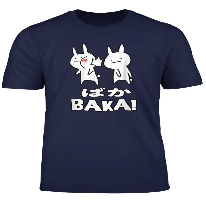 Anime Japan Lustiges Baka Rabbit Ohrfeigen Anime Und Manga T Shirt