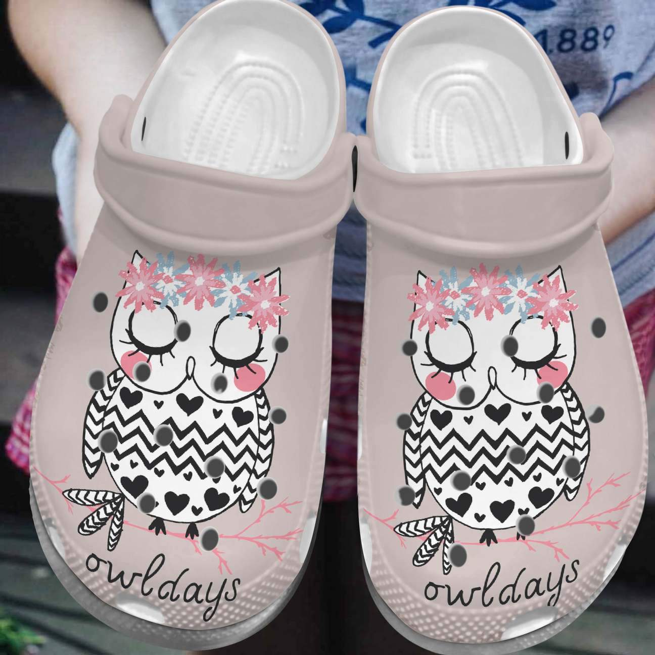 Owl Personalized Clog, Custom Name, Text, Color, Number Fashion Style For Women, Men, Kid, Print 3D Owldays