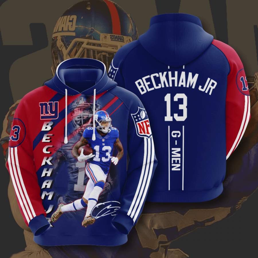 New York Giants Beckham Jr Hoodie 3D Style4895 All Over Printed