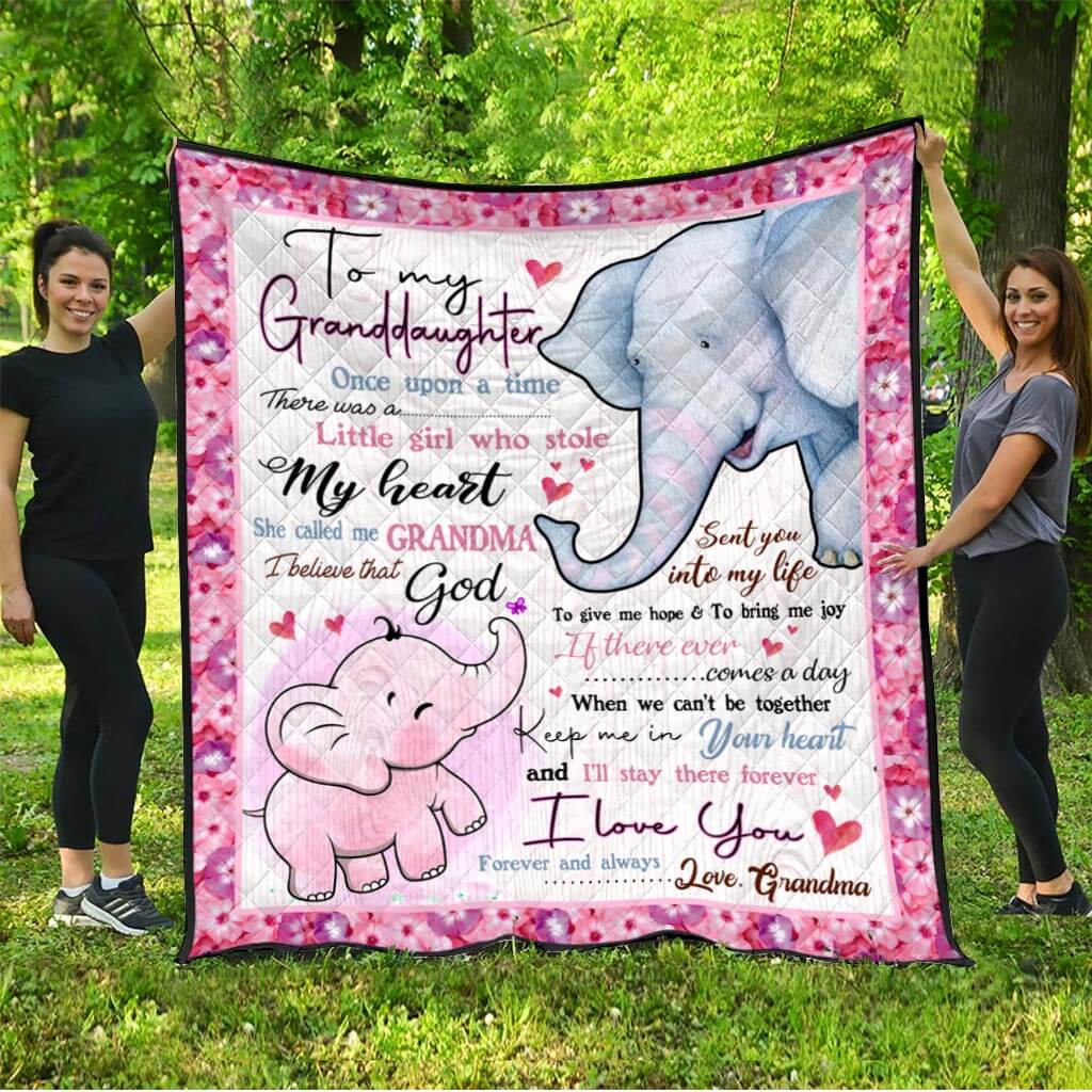 To My Grandaughter – Elephant Quilt