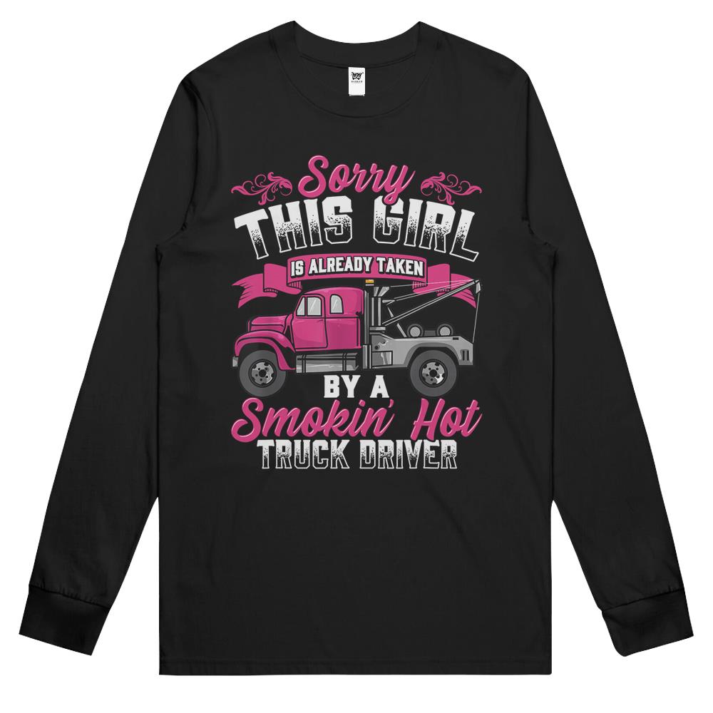 Tow Truck Driver Wife Girlfriend Gift Tow Trucker Long Sleeve T Shirts