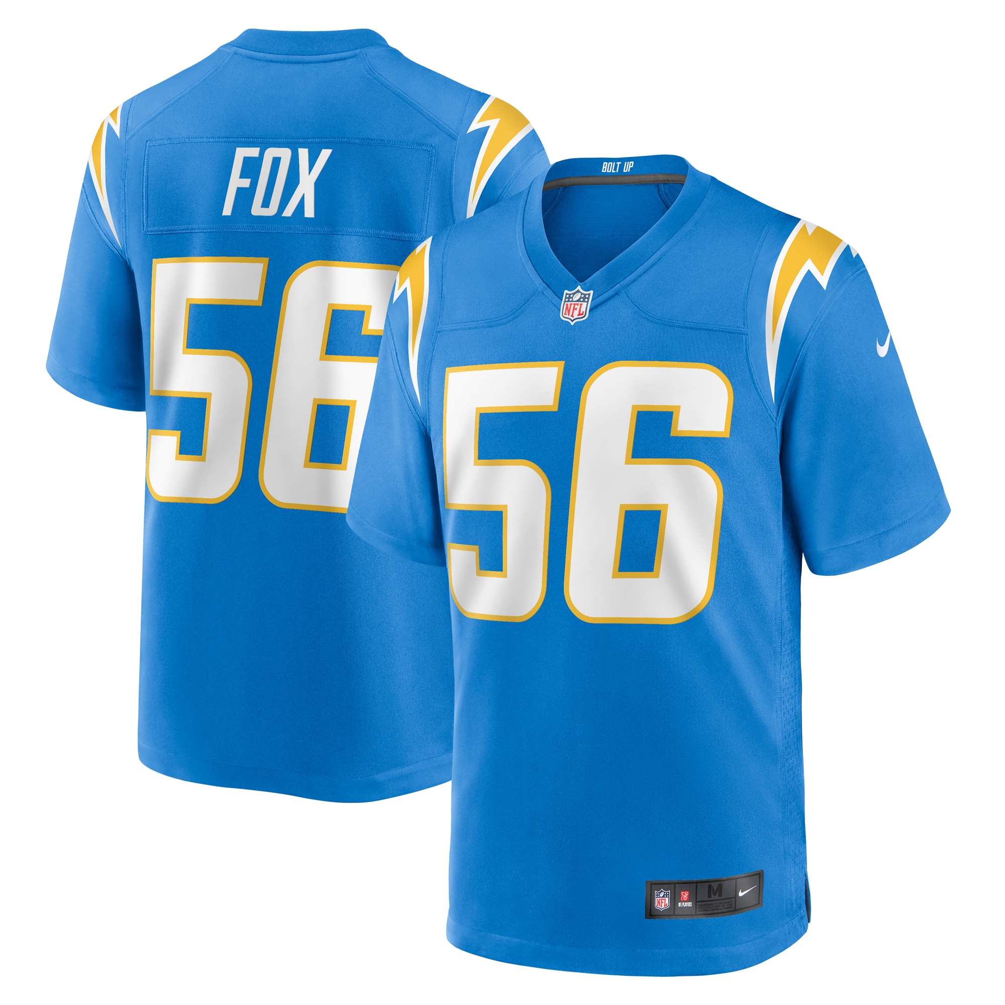 Men’s Los Angeles Chargers Morgan Fox Powder Blue Player Game Jersey