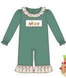 2pcs Baby Girls Clothes Pure Cotton Outfits Car Embroidery Long-Sleeved Trousers Set Children Boutique Clothing alx