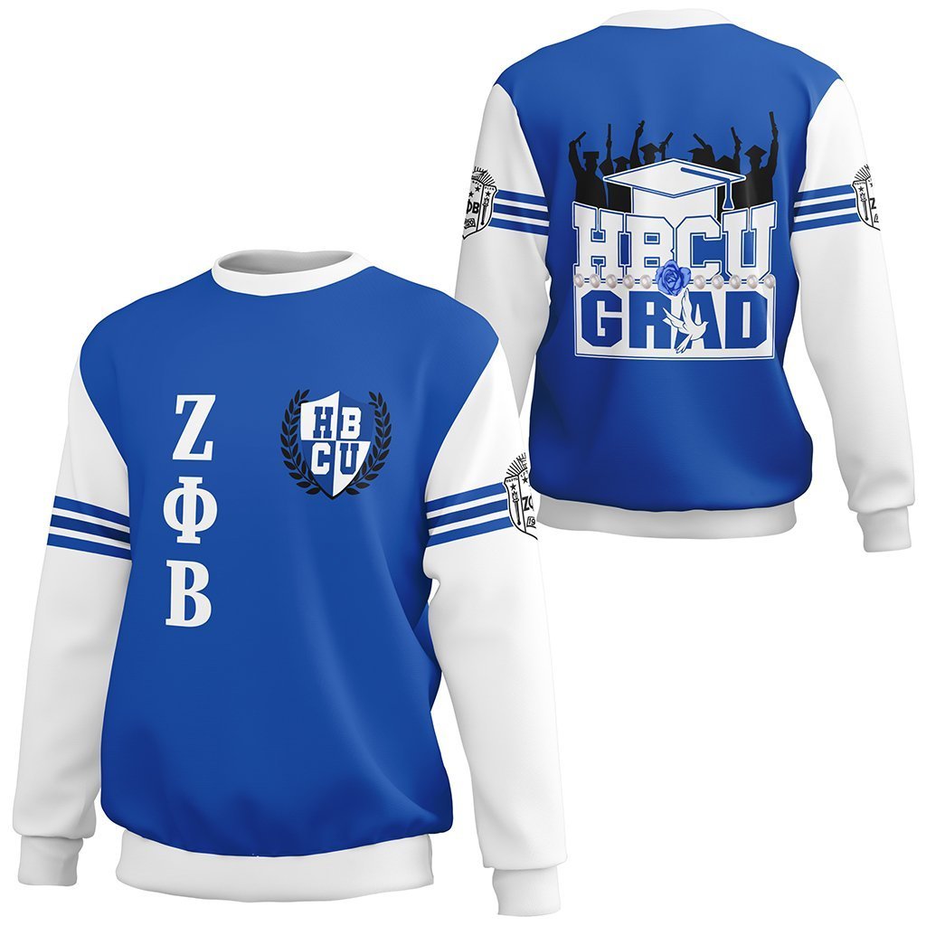 Greek Life Sweatshirt – Zeta Phi Beta Hbcu Graduation Sweatshirt