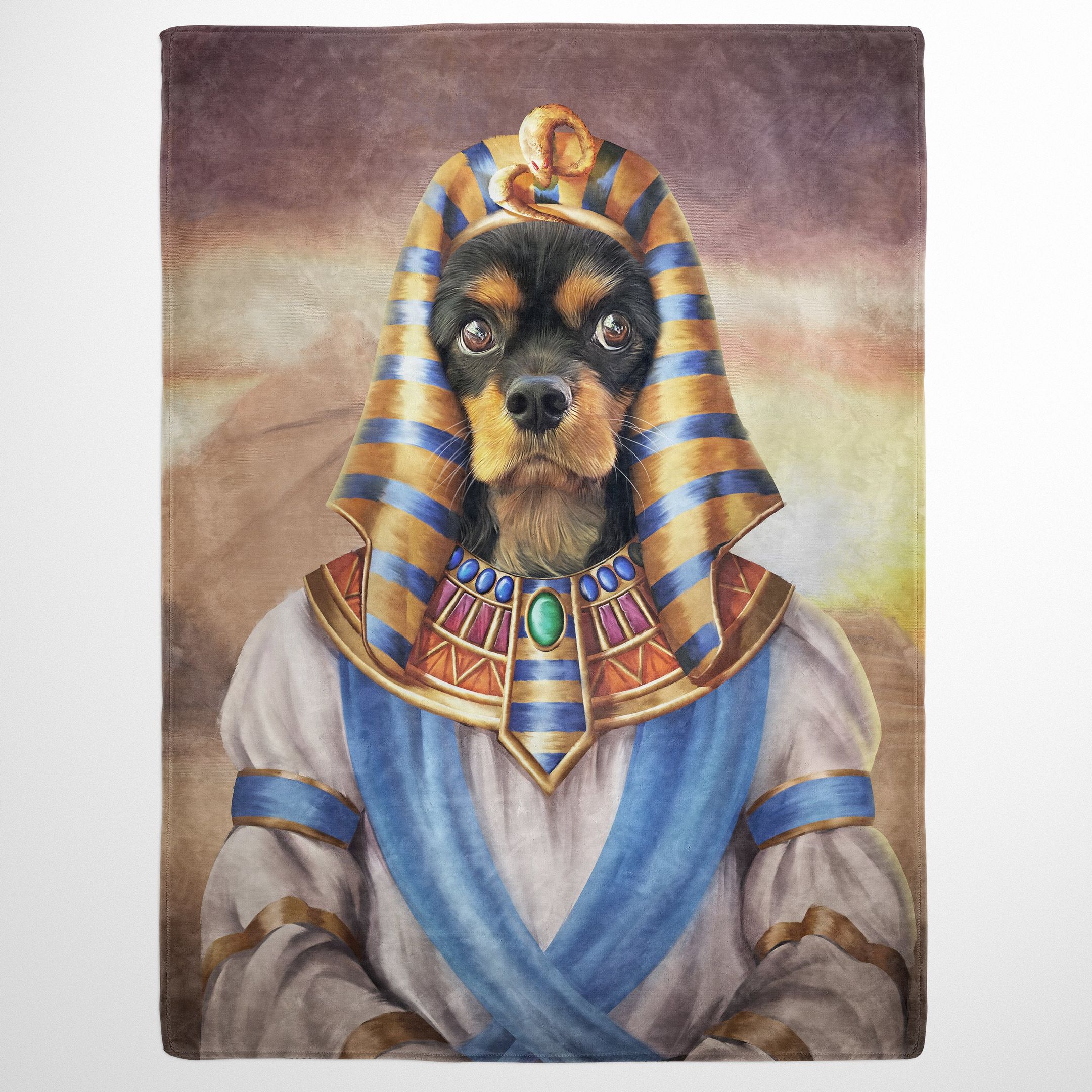 The Pharaoh Custom Pet Quilt Blanket