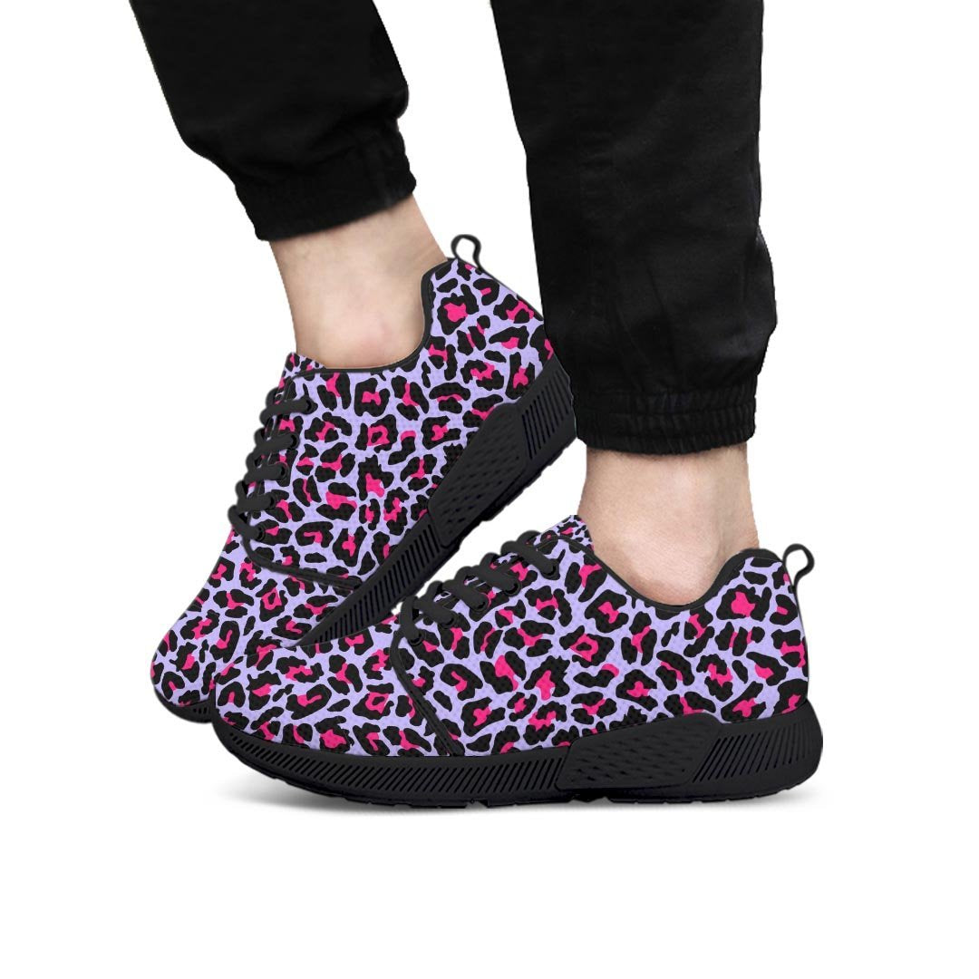 Neon Leopard Men’S Athletic Shoes