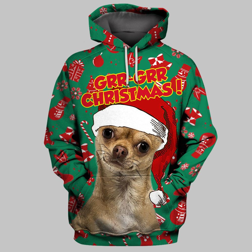 Chihuahua Christmas 3D Full Printing