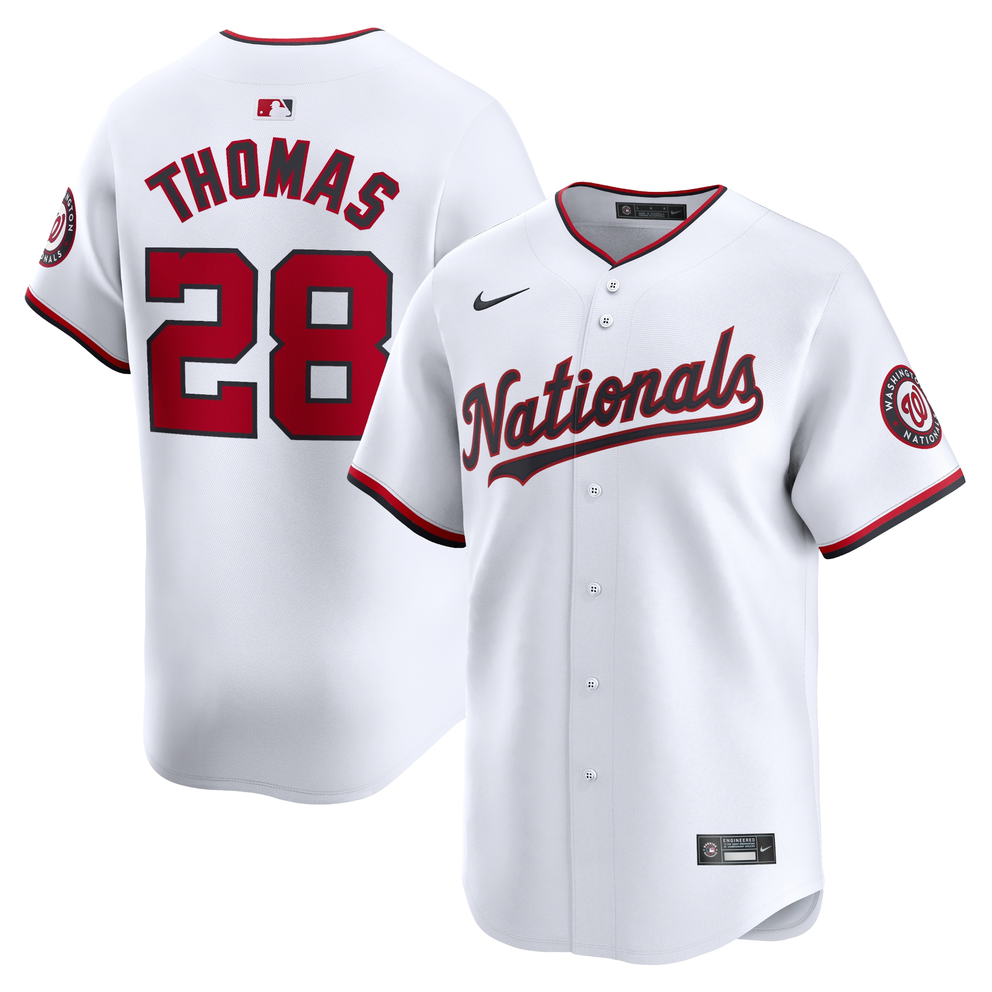 Lane Thomas Washington Nationals Home Limited Player Jersey – White