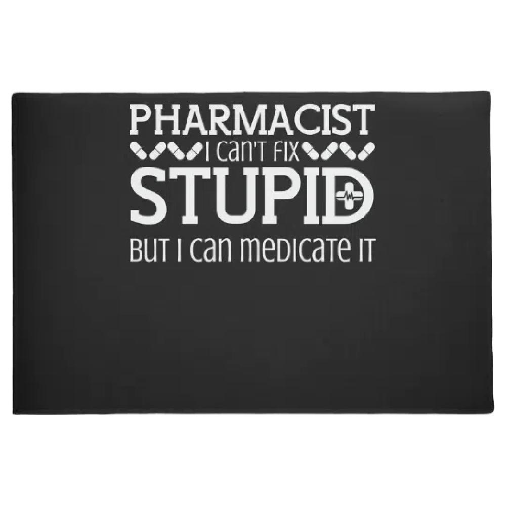 Pharmacist Joke Druggist Medicate Chemist Doormat Doormat Welcome Mat House Warming Gift Home Decor Funny Doormat Gift Idea