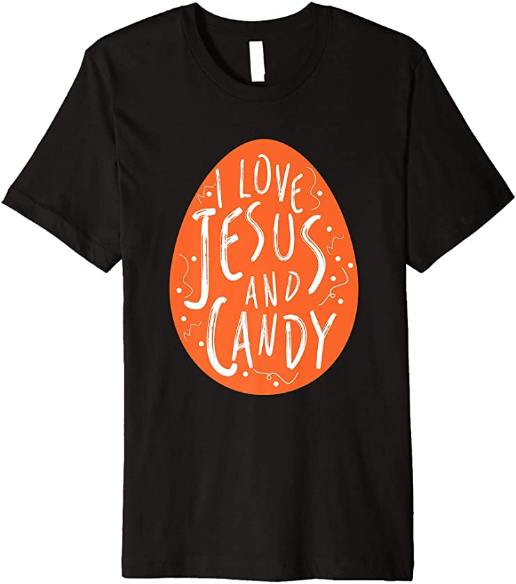 Religious Easter Shirt for Kids Jesus and Candy Tshirt