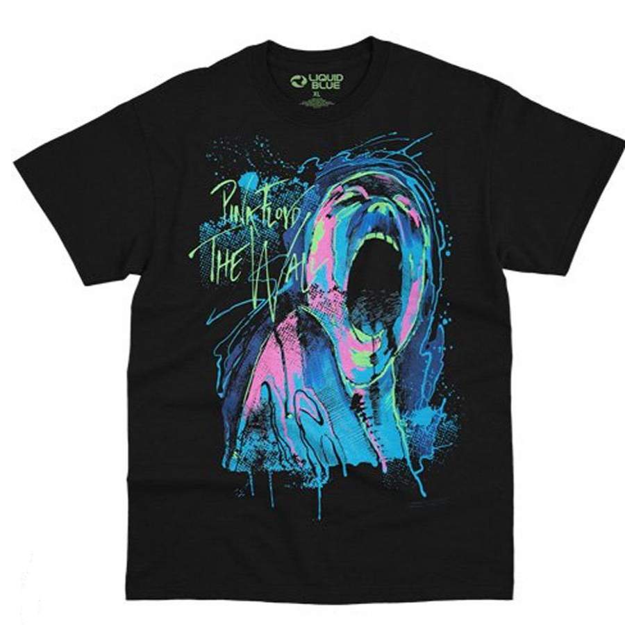 Pink Floyd – Blacklight-The Wall – Black T-Shirt