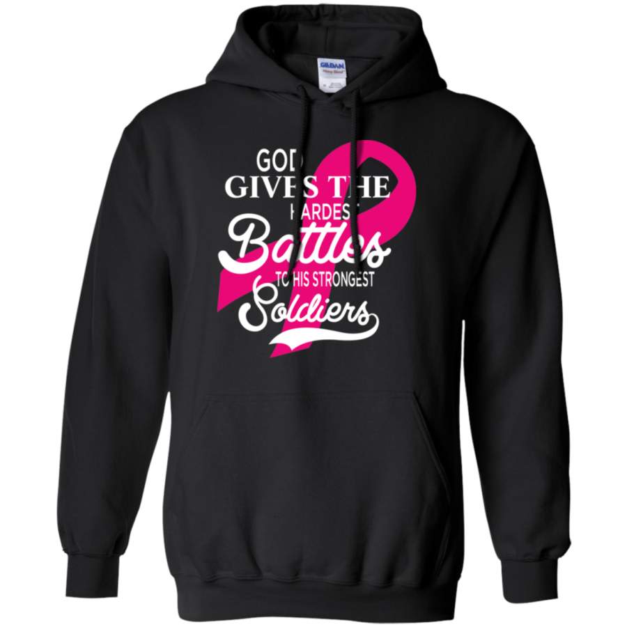 AGR God Gives The Hardest Battles To His Strongest Soldiers Hoodie